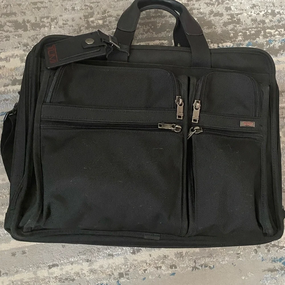 Tumi Black Briefcase for Men